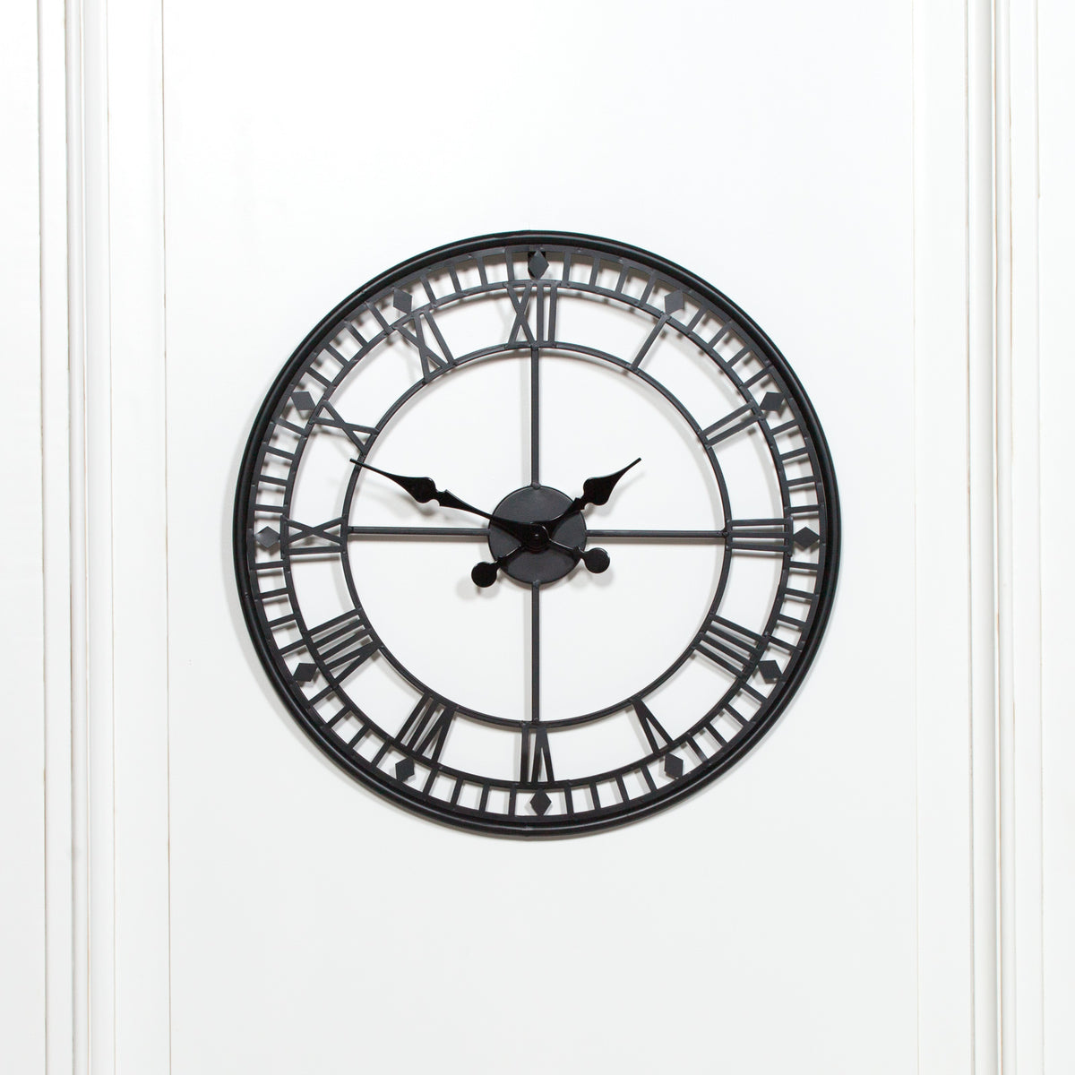 Black Skeleton Clock 55cm skeleton clock for sale online skeleton clock near me