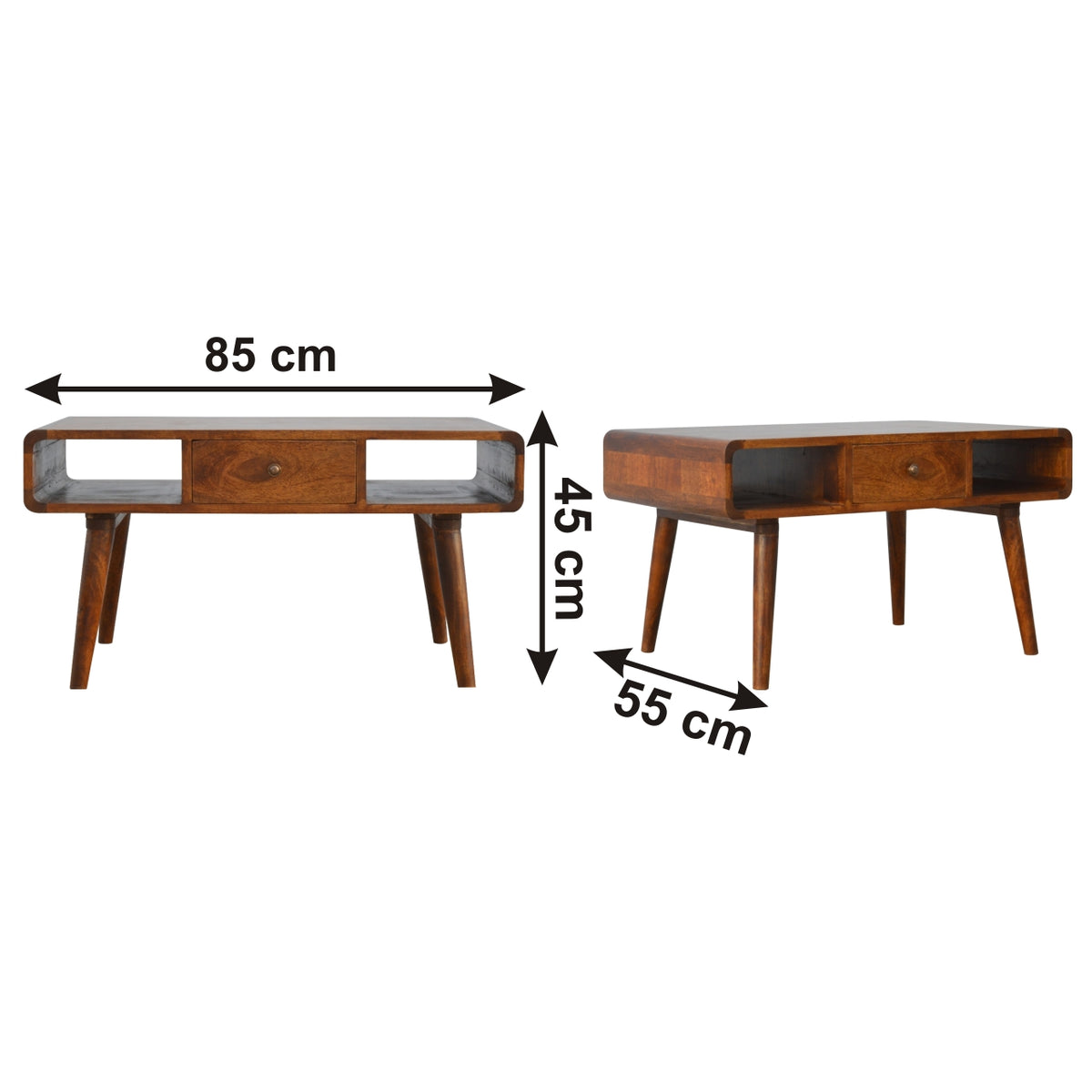 85cm coffee table with drawers uk