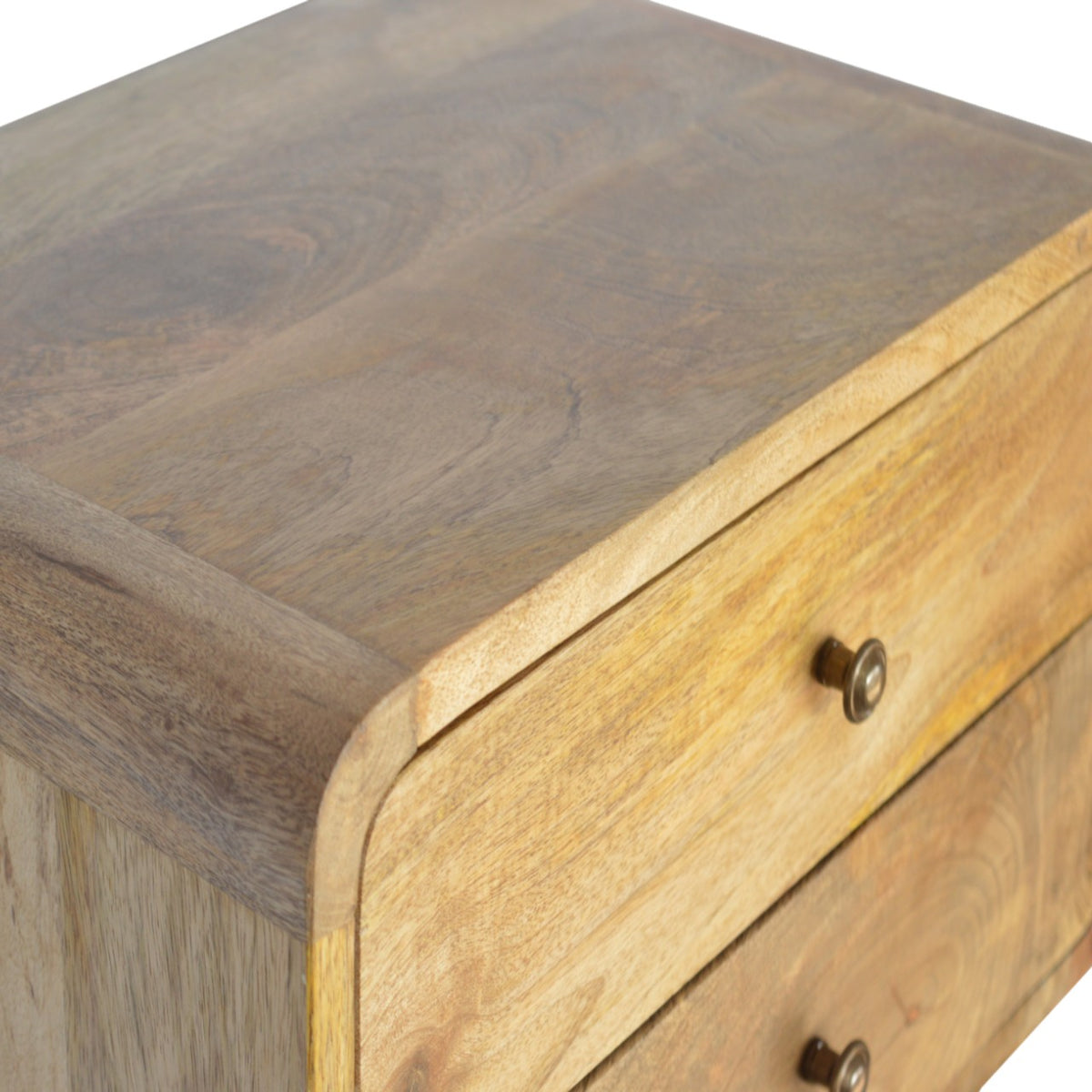 Buy Light wood bedside table 2 drawers UK 