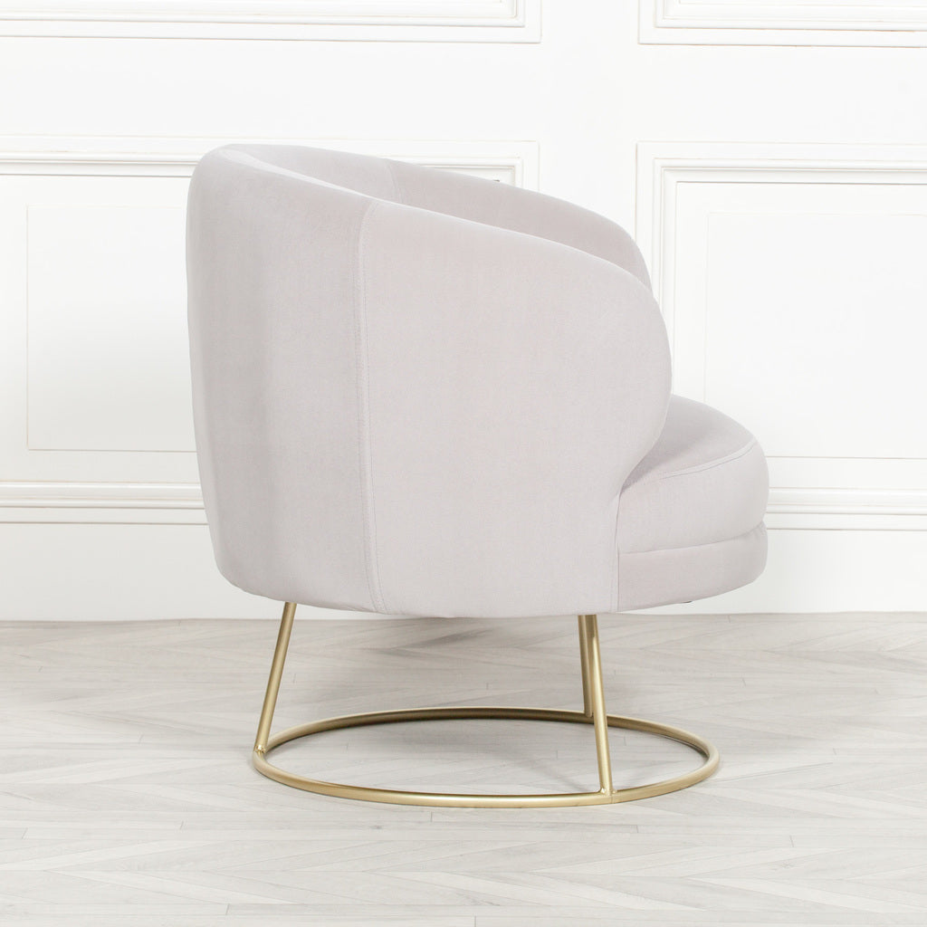 grey velvet silhouette chair tub char accent armchair statement chair grey brass gold