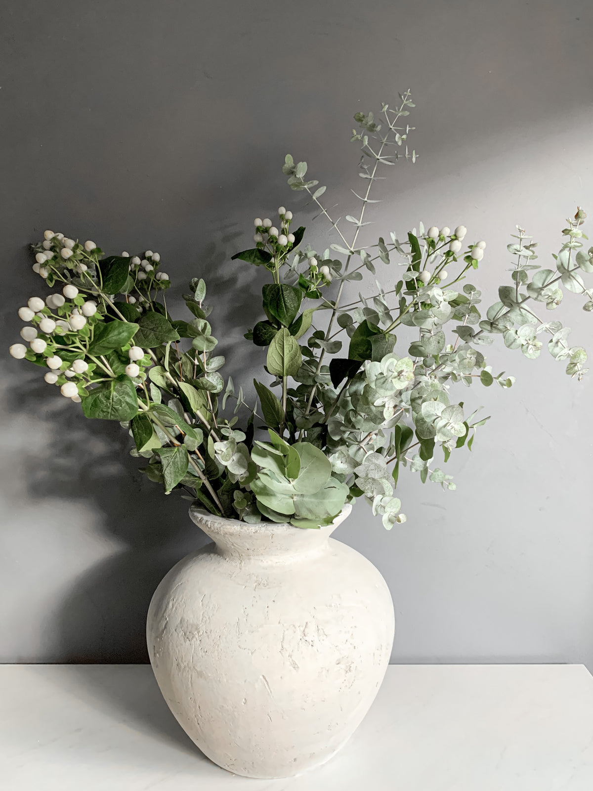 darcy antique white vase concrete vase for sale uk buy