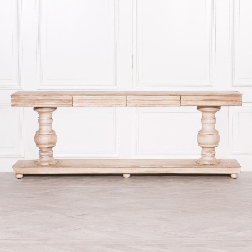 large rustic wooden console table long chunky console table elegant console table wood distressed console table for large hallway uk