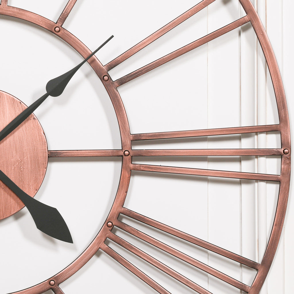 copper clock extra large 100cm